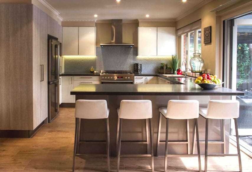 G Shaped Modular Kitchen